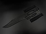 Тактичний ніж «Чорнобай #1» з нейлоновим чохлом 50Х14МФ/57 HRC., фото 8