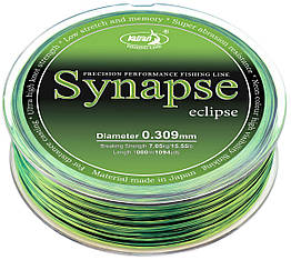 Леска Katran Synapse Eclipse 1000m (neon/black) 0.309mm 15.55lb