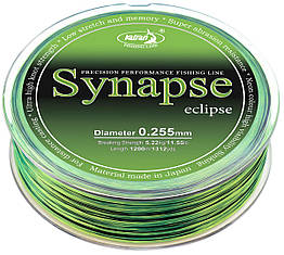 Леска Katran Synapse Eclipse 1200m (neon/black) 0.255mm 11.55lb