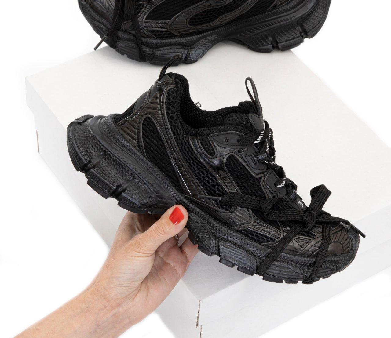 Чоловічі чорні Кросівки Balenciaga 3xl, фото 1