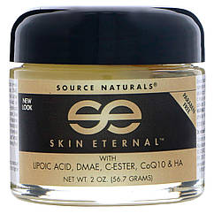Нічний крем для обличчя, Skin Eternal Cream, Source Naturals, (56.7 г)