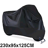 Чохол для мотоцикла чорний 2xl, фото 8