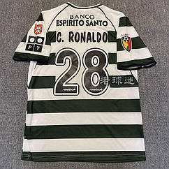 Футболка Роналдо 28 Спортинг Ronaldo Sporting Lissabon