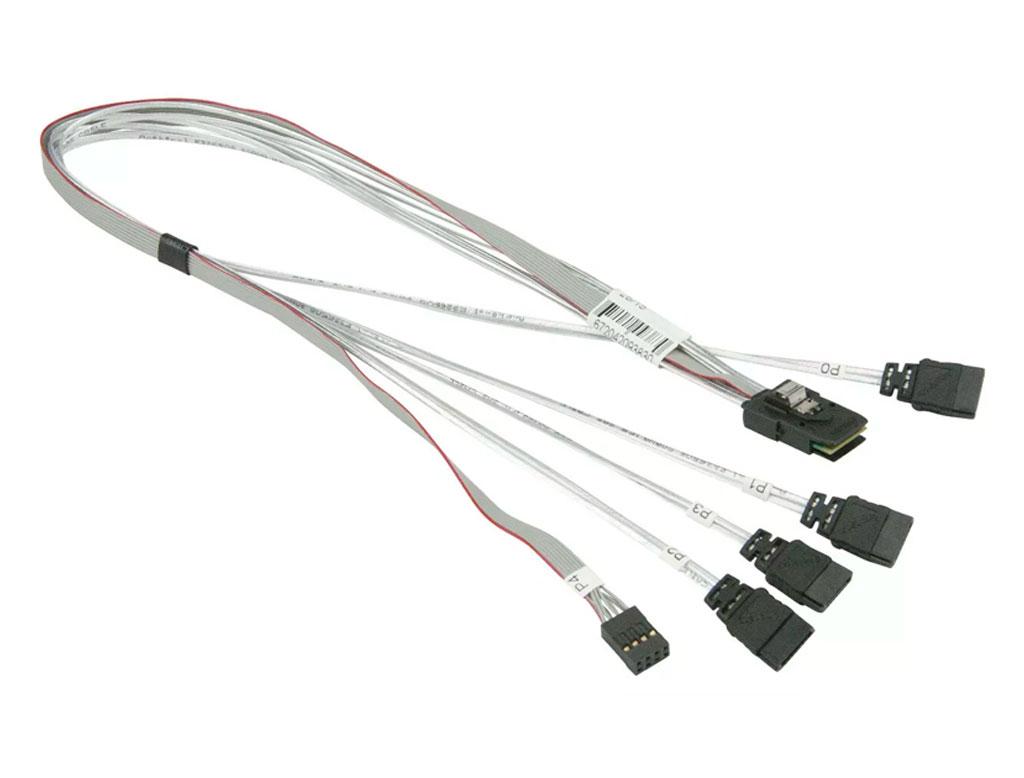 Перехідник Supermicro MiniSAS to 4x SATA CBL-0097L-03, фото 1