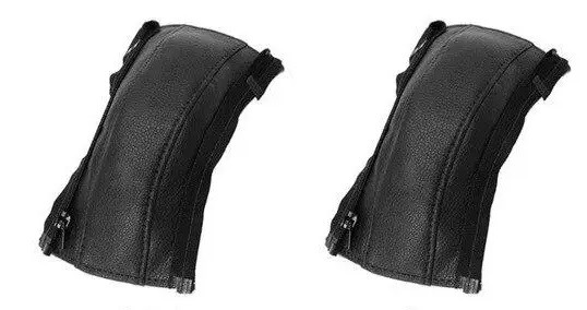 Накладки з екошкіри на ручку коляски. Підходить до моделей Yoya plus йойа плюс Колір чорний, фото 1