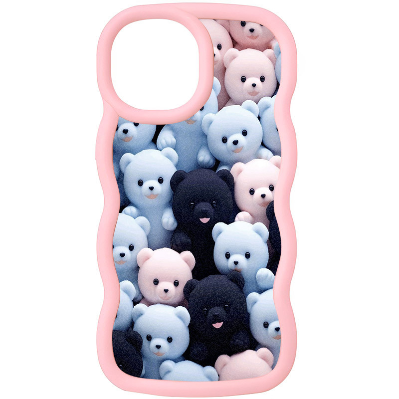 Захисний TPU чохол Cloudy Pictures для Apple iPhone 14 Pro (6.1") | Якісний принт: Bears, фото 1