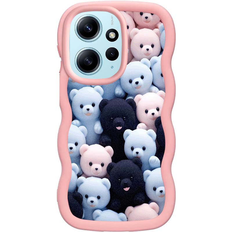 Захисний TPU чохол Cloudy Pictures для Xiaomi Redmi Note 12 4G | Якісний принт: Bears, фото 1