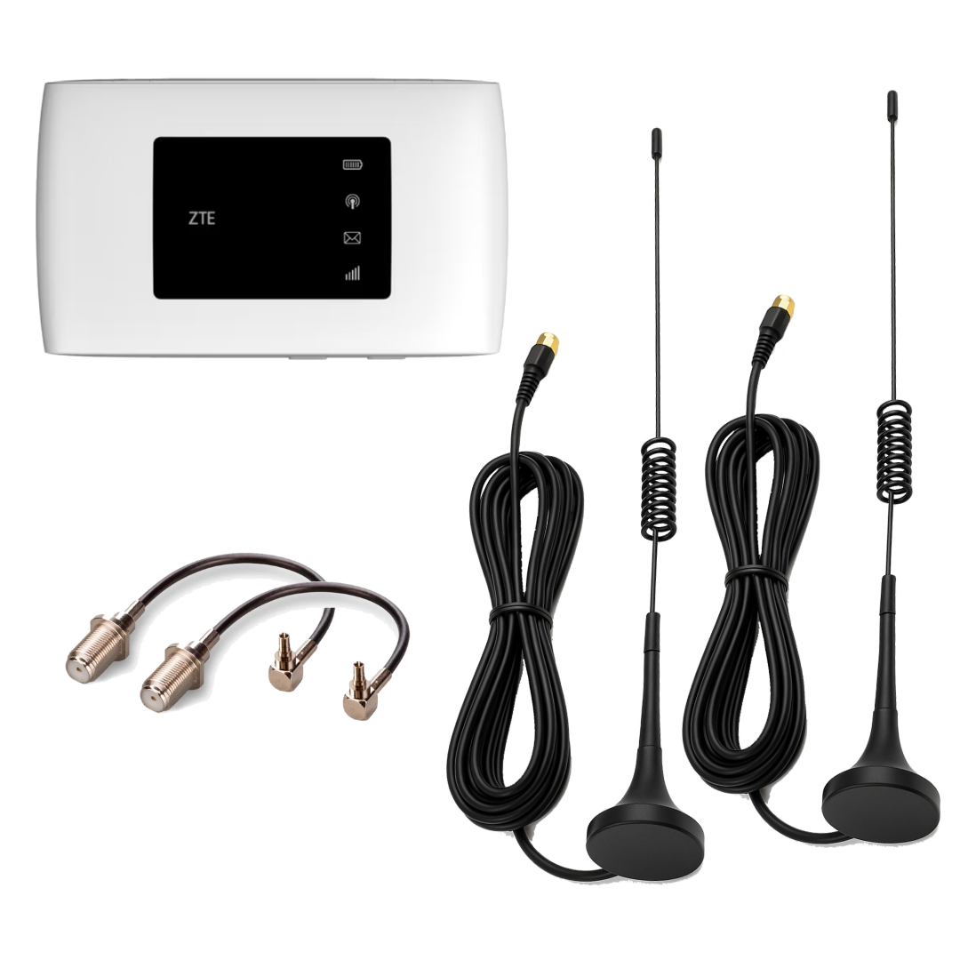 4G автомобільний WiFi комплект роутер ZTE MF920u + 2 автомобільні антени по 7 Дб