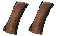 Чехол накладки з екошкіри на бампер коляски. Підходить до моделей Yoya plus йойа плюс  Колір коричневий