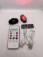 LED Веломигалки з пультом, 8 кольорів, 2 шт