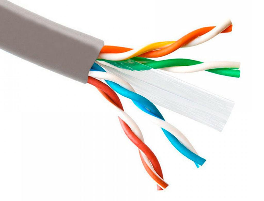 Кабель Вита пара Atcom Premium UTP ( CU - мідь), CAT 6, 1Gb/s, фото 1