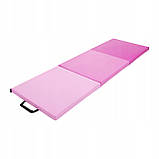 Мат гімнастичний складний 4FIZJO 180 x 60 x 5 см Pink/Light Pink (P-5907739319678), фото 8