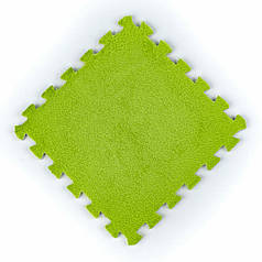Підлога-пазл плюшевий 30х30х1см Салатовий (D) SW-00002094