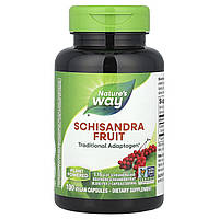 Лимонник китайський, Schizandra, Nature&#39;s Way, плоди, 100 веганських капсул (0,58 г на капсулу)