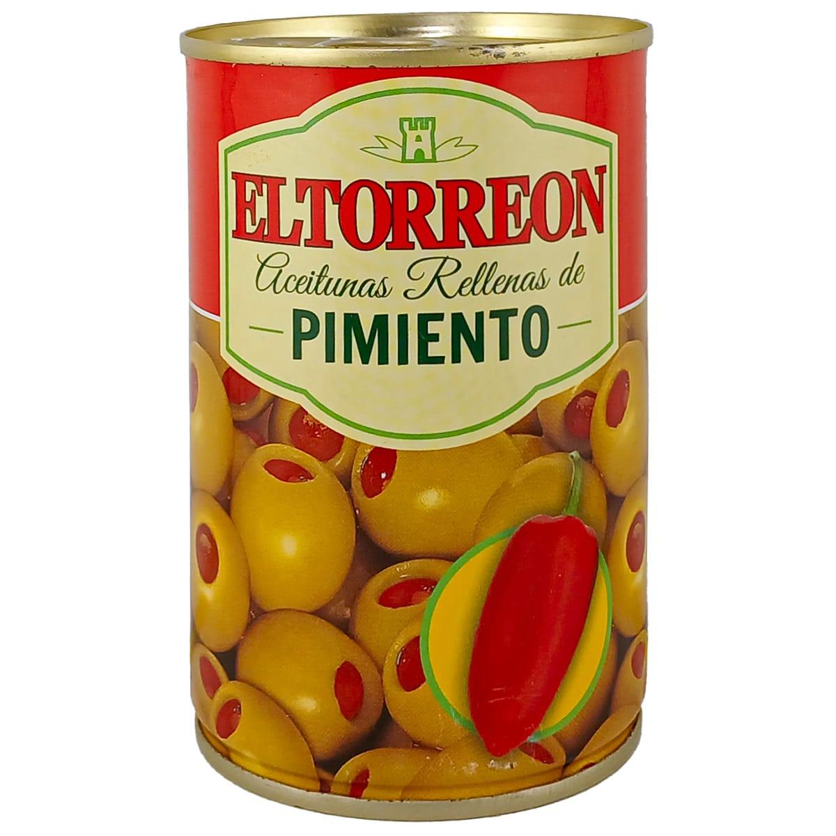 Оливки фаршировані перцем Пімієнто El Torreon 300г