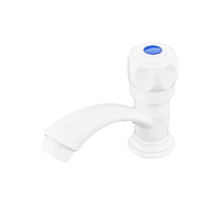 Кран для холодної води Plamix Mono-001-B White (PM0676)