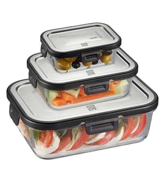 Набір із 3 контейнерів для їжі Gefu Milo