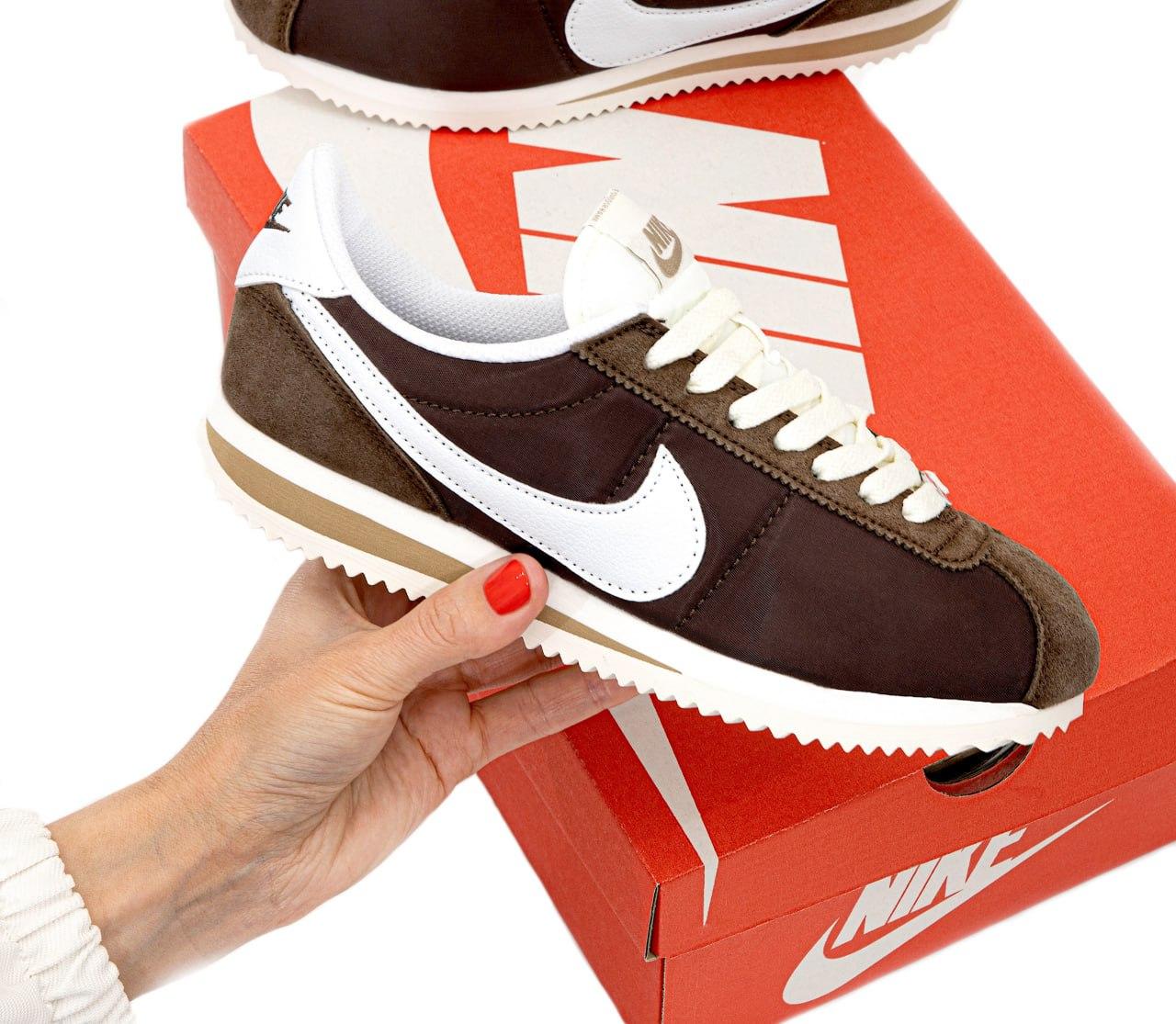 Жіночі коричневі Кросівки Nike Cortez