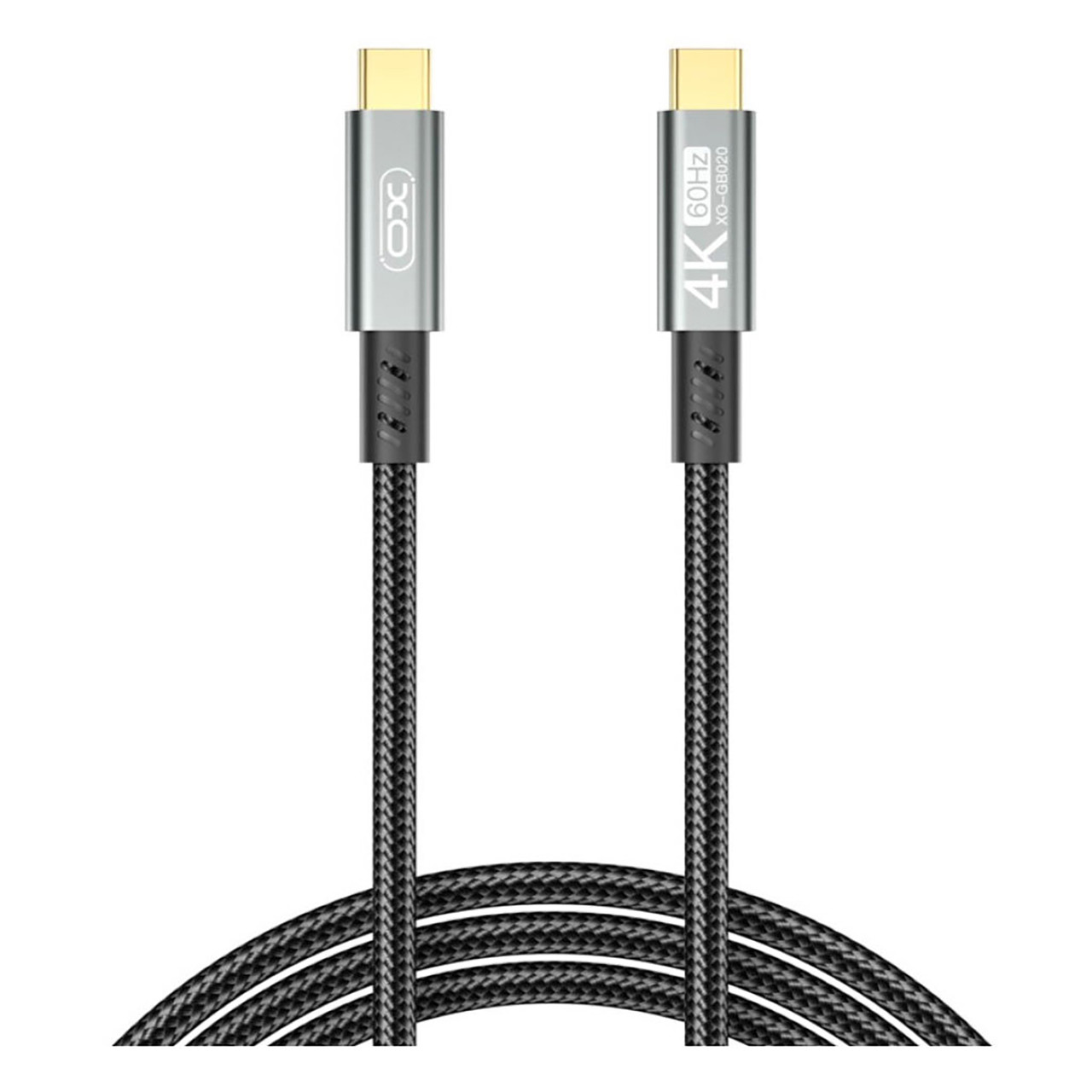 Кабель XO GB020-CC USB Type-C to USB Type-C 100W PD 1 м Black (GB020-CC.tranish)
