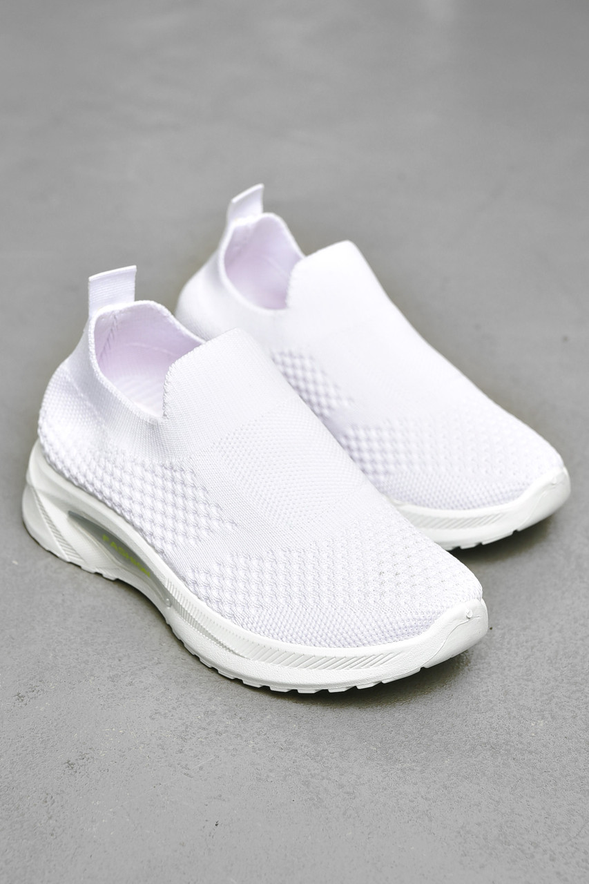 Кросівки дитячі текстильні білого кольору 203712T Безкоштовна доставка, фото 1