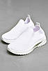 Кросівки дитячі текстильні білого кольору 203712T Безкоштовна доставка, фото 2