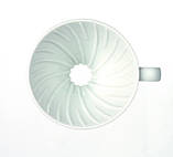 Пуровер Hario V60 02 білий керамічний для заварювання кави на 1-4 чашки, фото 2