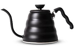 Чайник HARIO V60 BUONO Чорний матовий із нержавіючої сталі на 1,2 л.