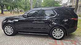 Бокові пороги для Land Rover Discovery V Алюміній + пластик (2 шт)