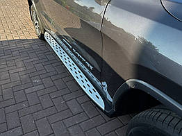 Бокові пороги Оригінал для Jeep Grand Cherokee WK2 Алюміній + пластик (2 шт)