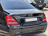 Спойлер (ABS, под покраску) для Mercedes S-сlass W221, фото 6