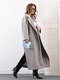 Пальто ISSA PLUS 14279 3XL сіре, фото 2