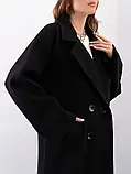 Пальто ISSA PLUS 14279 XXL чорний, фото 4