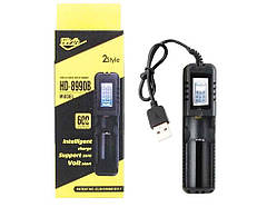 Зарядний пристрій для акумуляторів 1шт HD-8990B, LCD екран, ТМ КИТАЙ