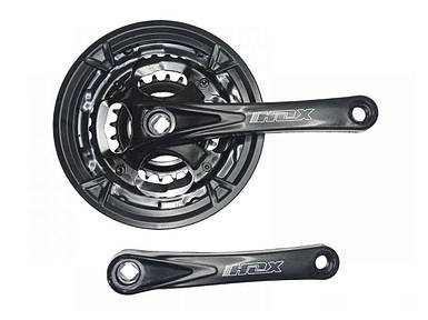 Шатун сталевий для велосипеду 24/34/42T 170 мм NSP-3003 ТМ KELB.BIKE FG