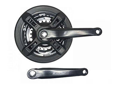 Шатун сталевий для велосипеду 24/34/42T 170 мм NSS-3002 ТМ KELB.BIKE FG