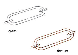 Бокалотримач стельовий овальний MX-053