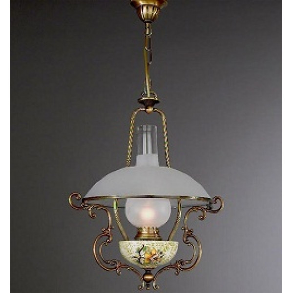 Люстра підвісна LA LAMPADA L 1132/1.40 CERAMICA VERDE