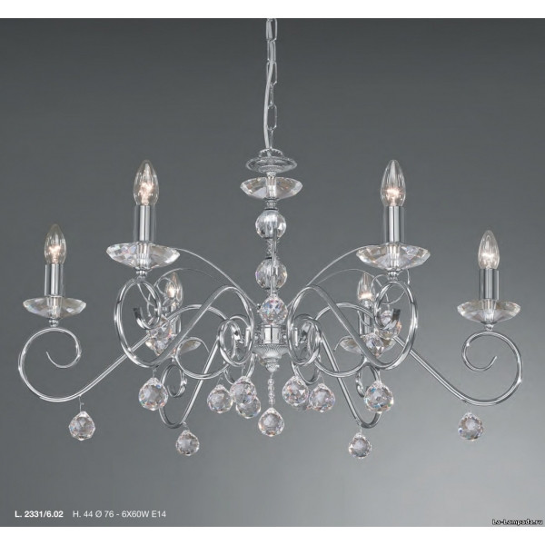 Люстра підвісна LA LAMPADA L 2331/6.02