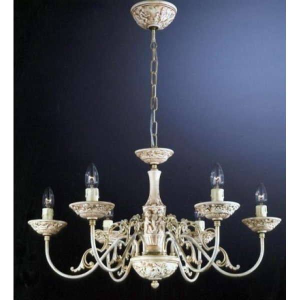 Люстра підвісна LA LAMPADA L 387/6.17 RILIEVO ANTICO