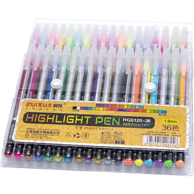 Гелеві ручки кольорові Набір 36 кольорів «Highlight Pen»