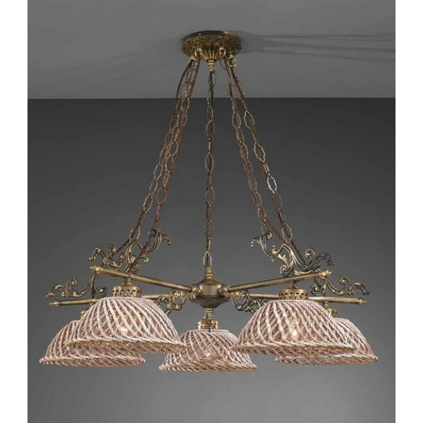Люстра LA LAMPADA L 664/5.40 MARRONE