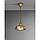 Люстра LA LAMPADA L 808/1G.40 BRONZO SPAZZOLATO, фото 3
