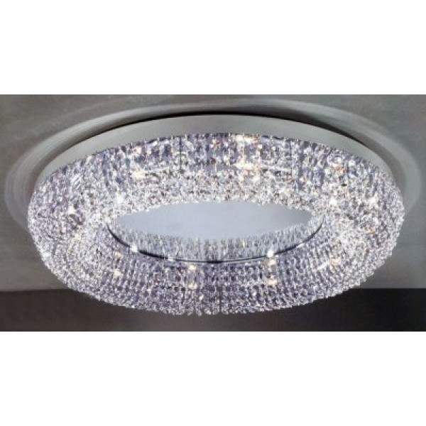 Стельовий світильник LA LAMPADA PL 1121/10.02 хром/прозорий