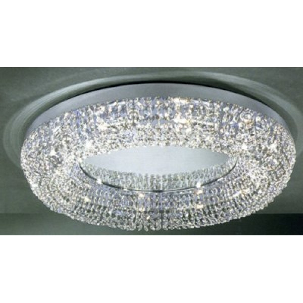 Світильник стельовий LA LAMPADA PL 1121/5.02 хром/прозорий