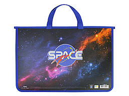 Портфель пластиковий на блискавці А4 Maxi 2 відділення, м