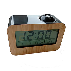 Настільний годинник з проекцією часу та LED дисплеєм Grunhelm EE3307B-Z BP-131931 електронний календар термометр