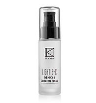 Крем для зони навколо очей і шиї з вітамінами Е і С Light E+C Eye Neck & Decolte Cream Dr. Kadir 30 мл