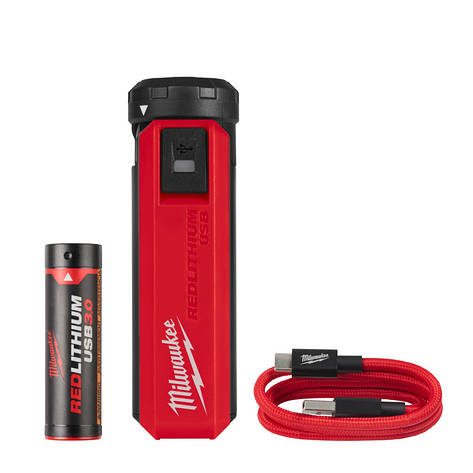 Портативний акумулятор Milwaukee L4 PPS-301 з USB зарядним пристроєм, 2,1А, фото 1