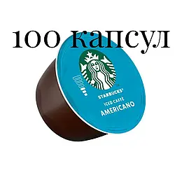 Поштучно! Кава в капсулах Starbucks Dolce Gusto Iced Americano 100 шт Старбакс Американо