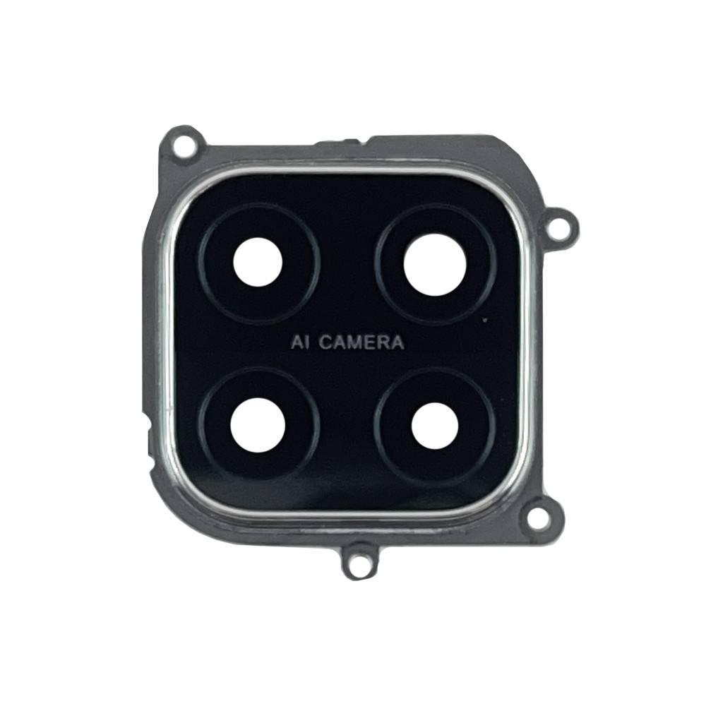 Скло камери Oppo A15 / Oppo A15S (з рамкою) Black, фото 1